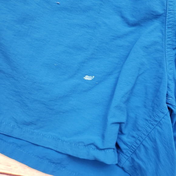 Patagonia Baggies Shorts Womens Large Blue Nylon Drawstring Swim Hiking Casual - Picture 5 of 12